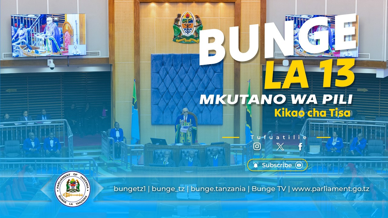 #BUNGELIVE. BUNGE LA KUMI NA TATU, MKUTANO WA PILI, KIKAO CHA  TISA, TAREHE 06 FEBRUARI, 2026