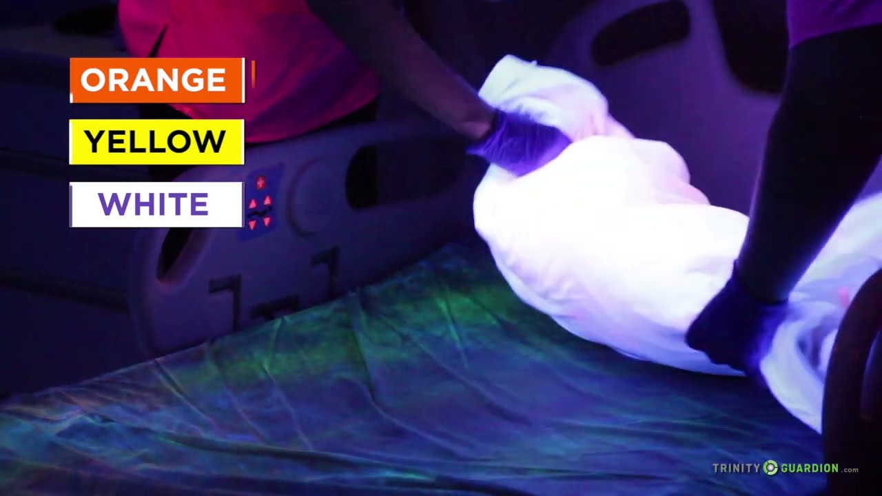 Typical One Step Cleaning and Disinfection Process for Hospital Beds and Mattresses.