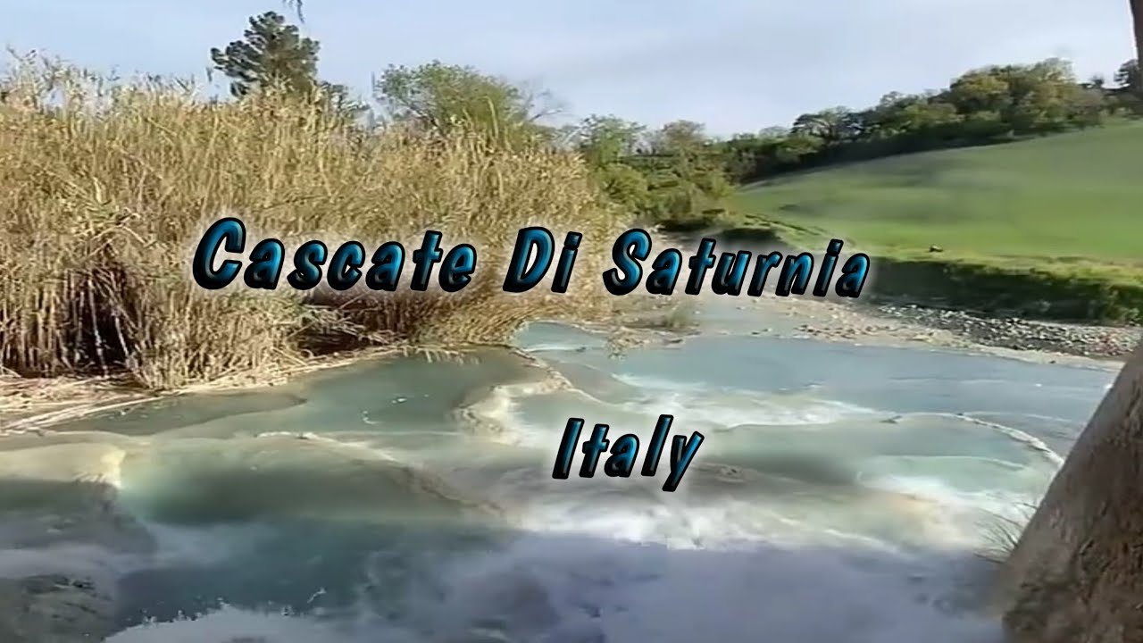 🇮🇹🇮🇹Explore The :Cascate Di Mulino/Terme di Saturnia&nbsp;Italy Hot Springs Waterfalls Walking Tour.