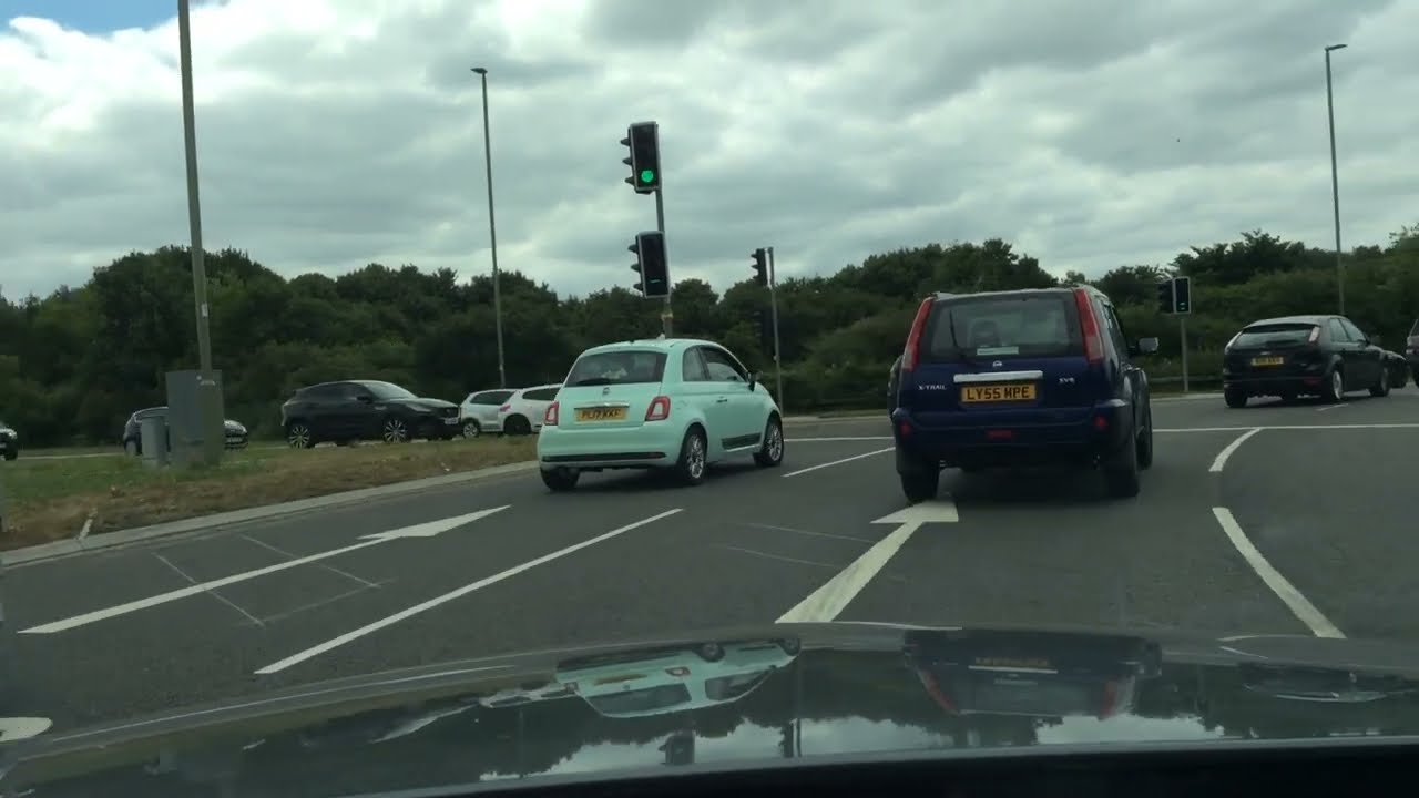 Thornycroft Roundabout A340 From Reading 3rd Exit to Whitchurch, Basingstoke Driving Test Route help