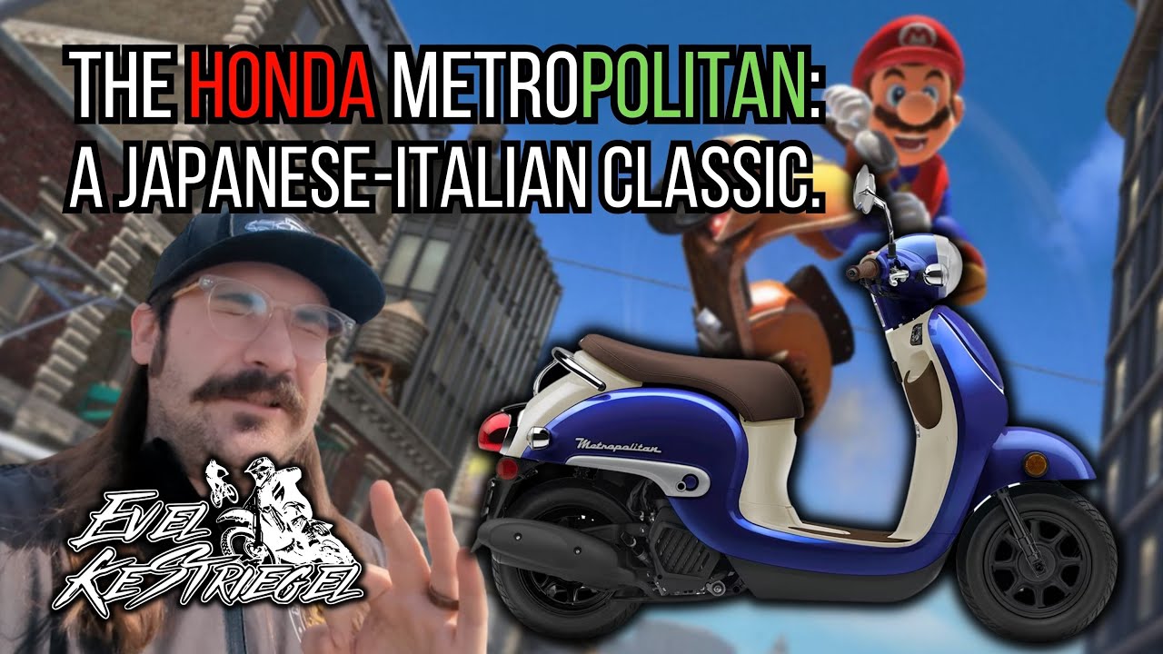 Metro Mario мчится на Honda Metropolitan