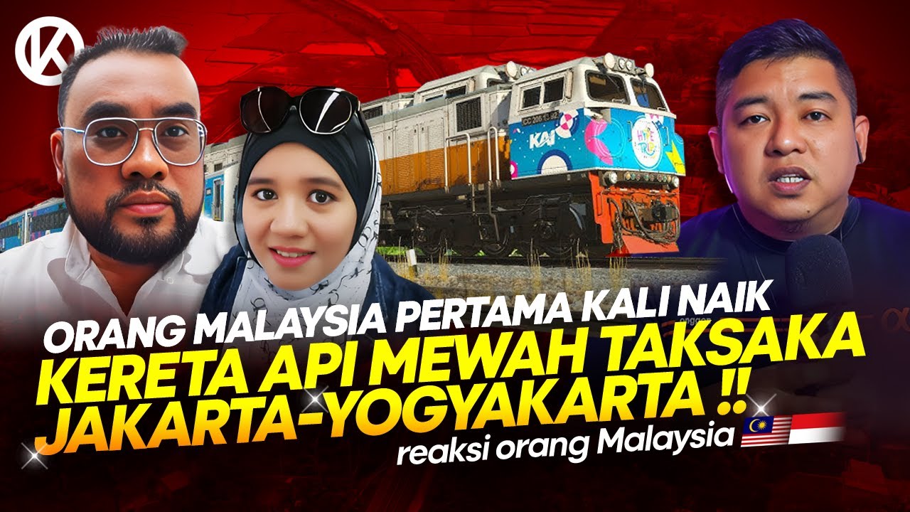 🇮🇩Seru‼️ Pengalaman Org Malaysia Menjajal KA Taksaka Luxury Sleeper Jakarta-Jogja 🇲🇾 Reaction