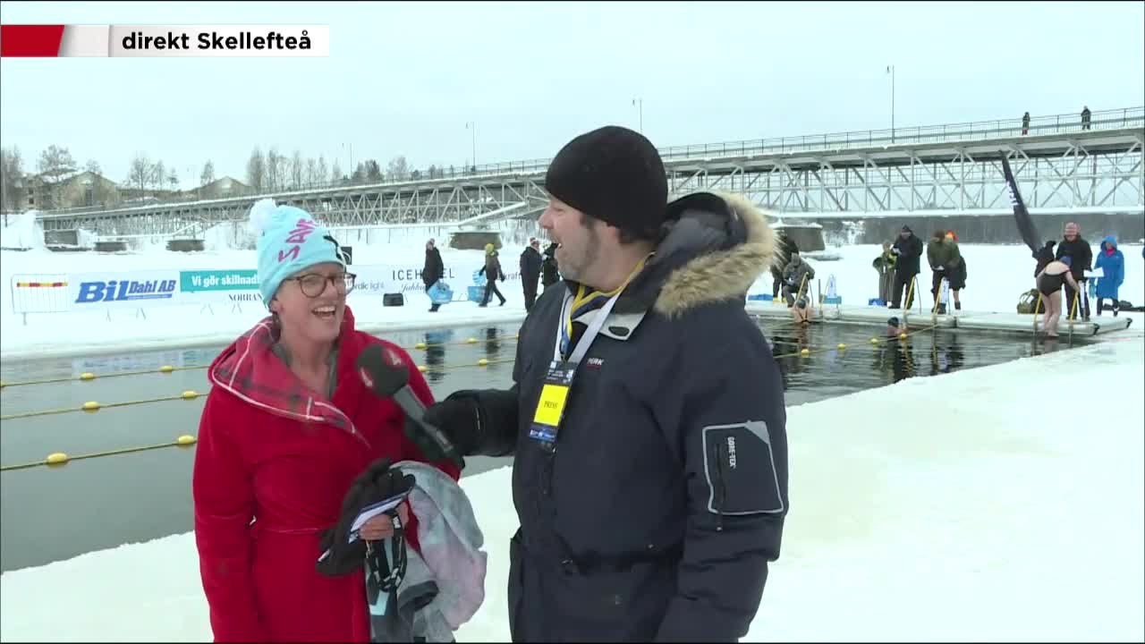 Vintersim i Skellefteå: ”Hyperventilering och panikkänsla” - Nyheterna (TV4)