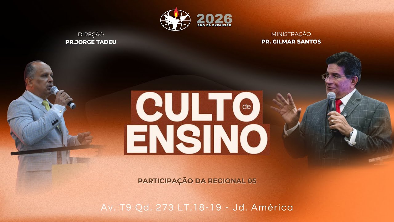 Culto de Ensino | Pr. Gilmar Santos |