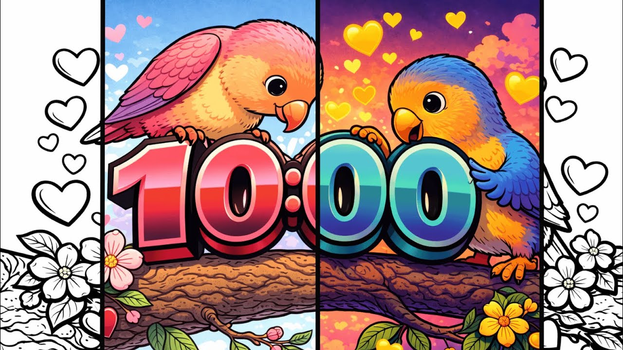 10 Minute Valentine's Day Color Changing Timer For Classrooms | Magic Timer with Relaxing Music