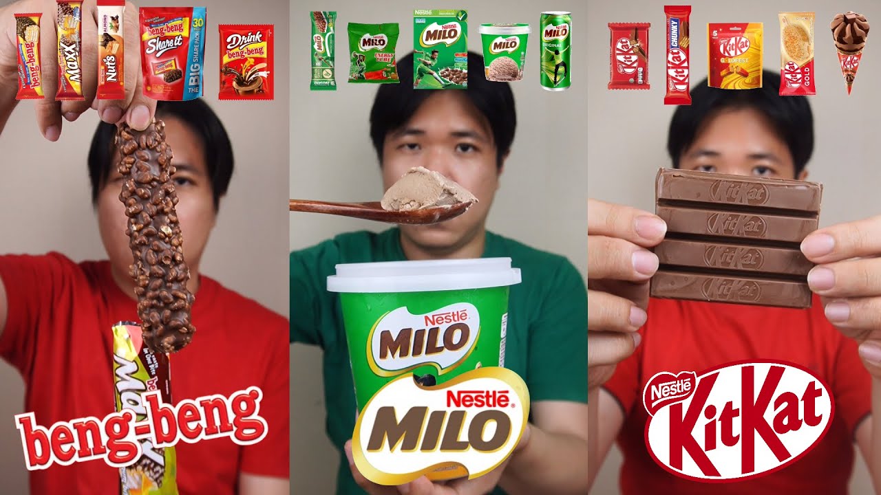[KOMPILASI] MUKBANG SERBA BENG-BENG, MILO, DAN KITKAT