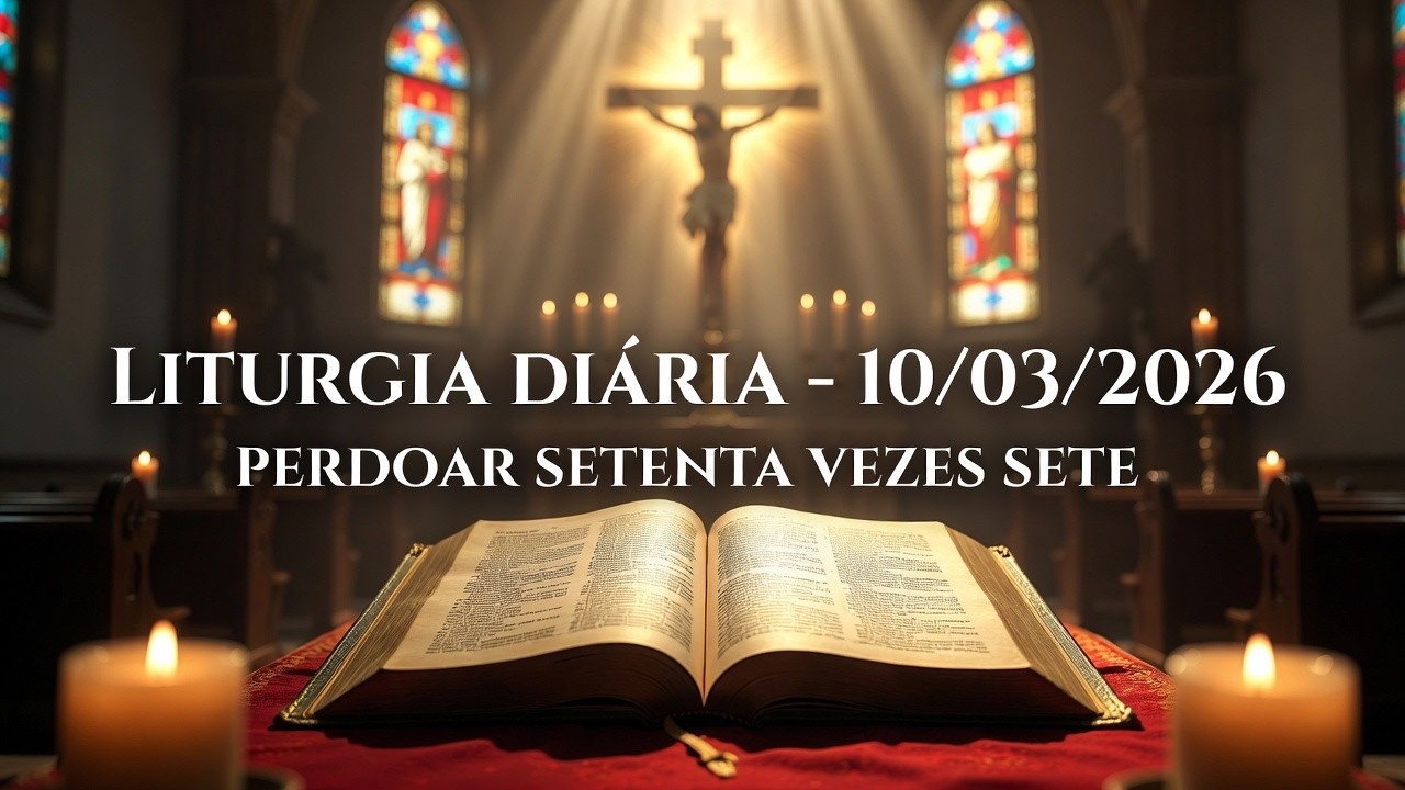 LITURGIA DIÁRIA DIA 10/03/2026 ✝️ O PERDÃO SEM LIMITES É O CAMINHO DO REINO DE DEUS