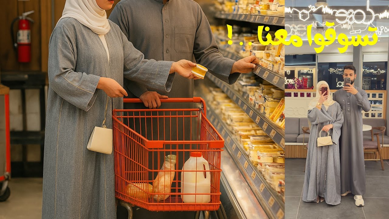 رحلة تسوق !🔥 جولة كاملة في الهايبرماركت🛒🌙