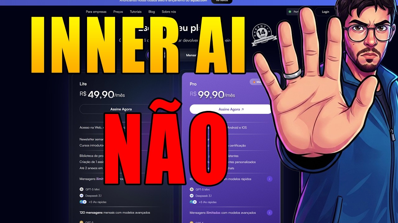 Não recomendo Inner AI e outras plataformas semelhantes Péssima experiência