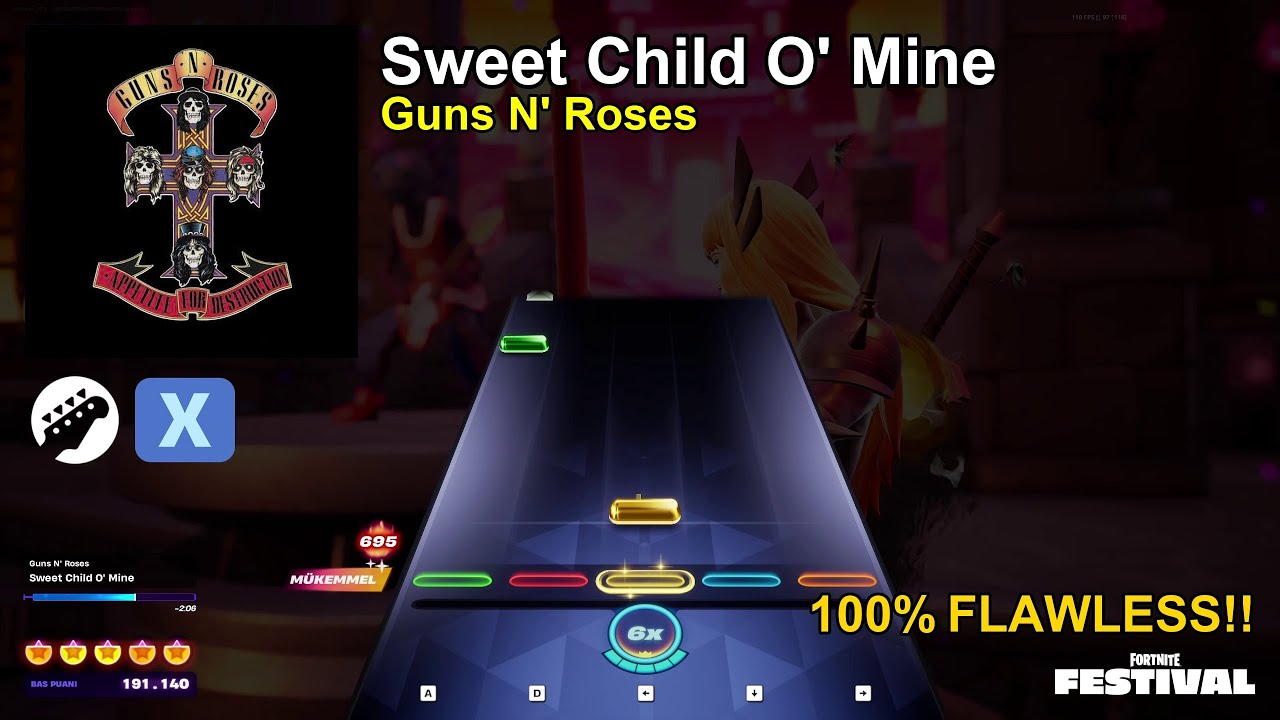 Sweet Child O' Mine Expert Bass 100% FC - Fortnite Festival