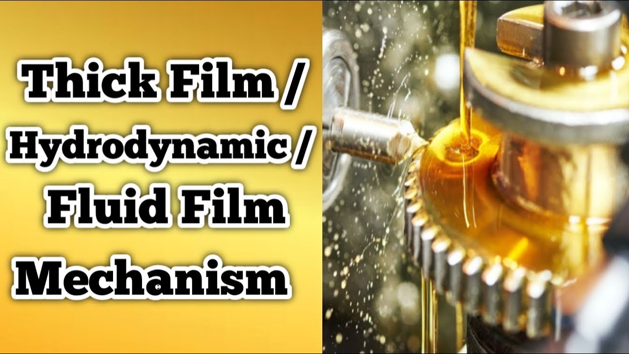 Mechanism of Lubrication / Thick Film / Fluid Film / Hydrodynamic Lubrication/Engineering Chemistry