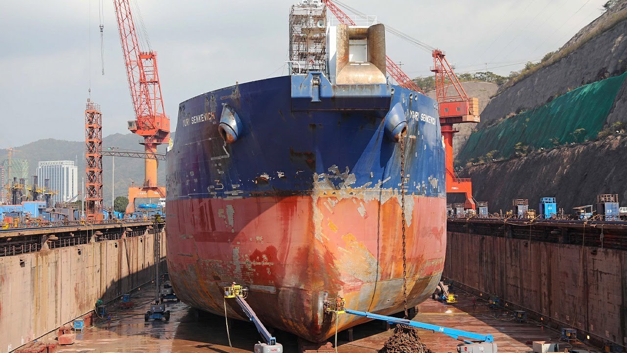 Live: Explore how ship maintenance is conducted to ensure safety