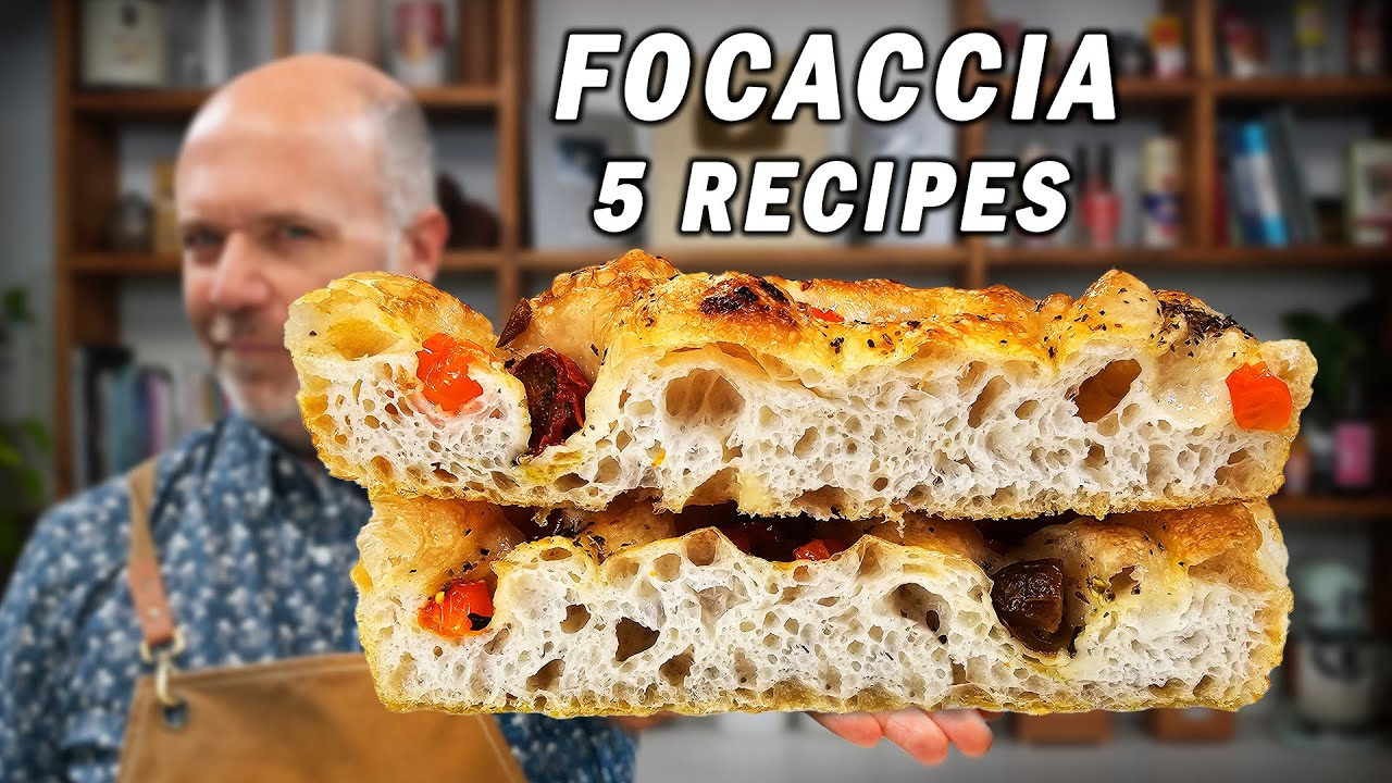 5 ways to make Focaccia at home!