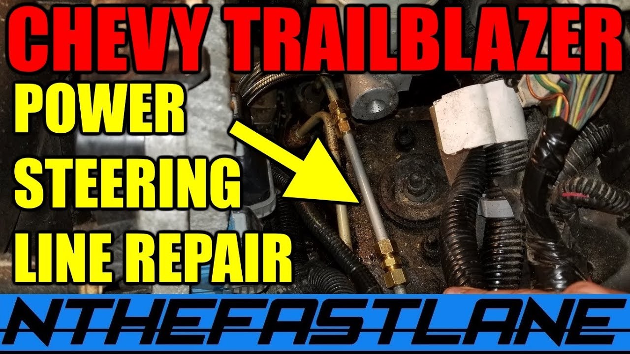 ▶️Trailblazer Power Steering Line Repair🔧