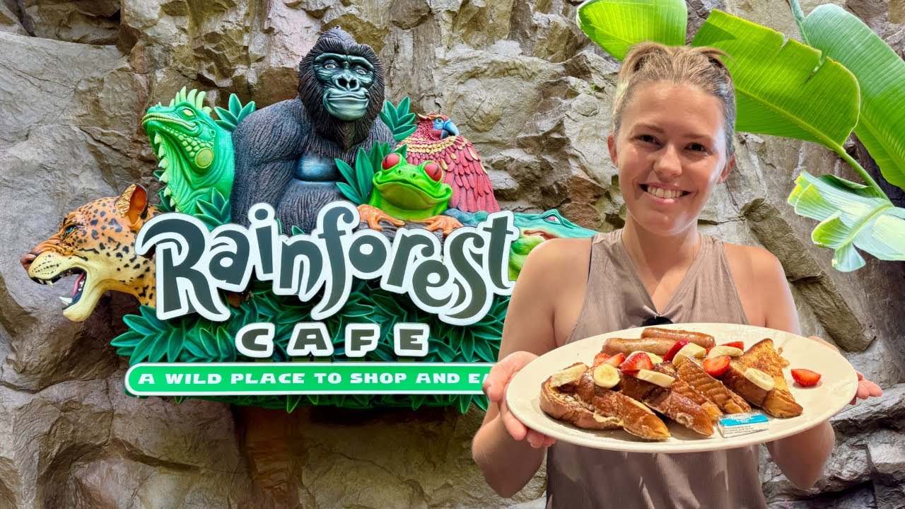 Breakfast at the Largest Rainforest Cafe in the World