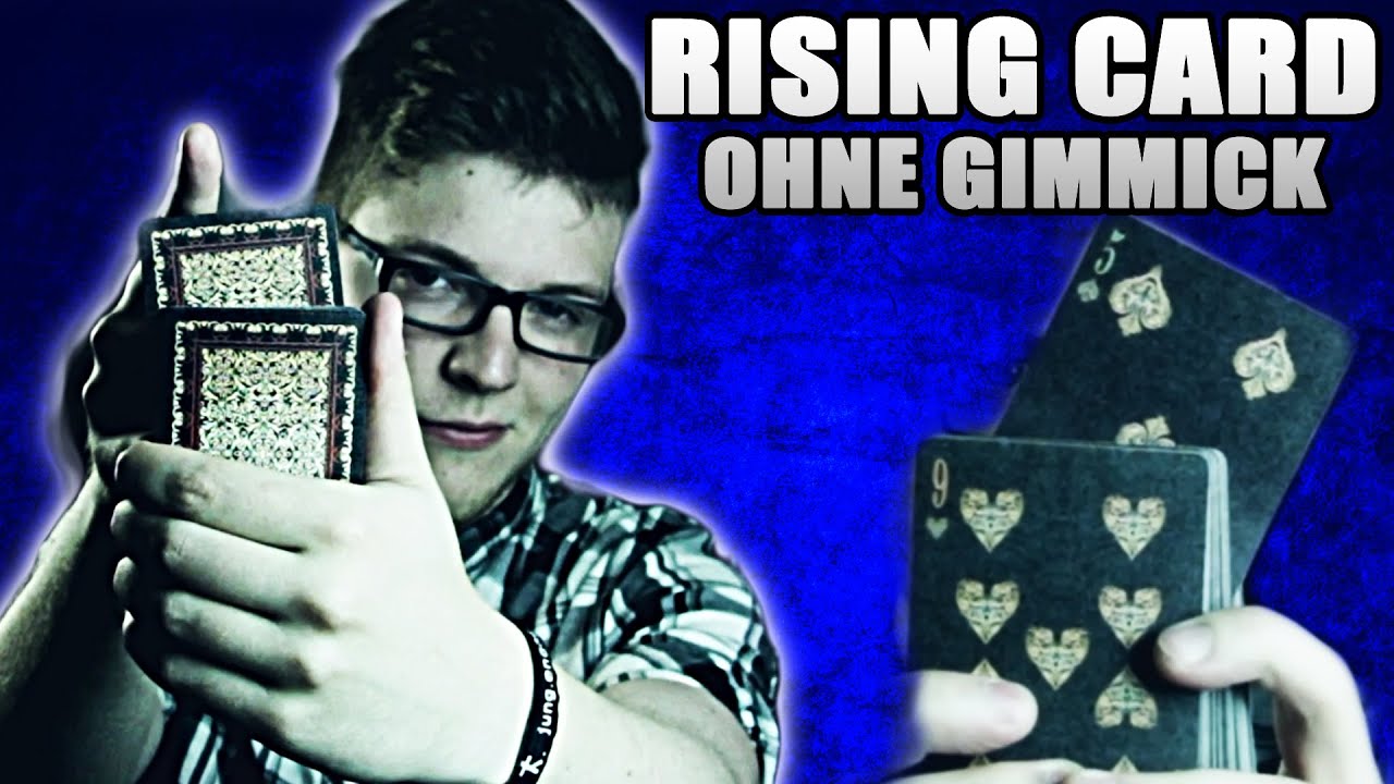 RISING CARD TRICK OHNE GIMMICK - Zaubertricks mit Auflösung zum Nachmachen