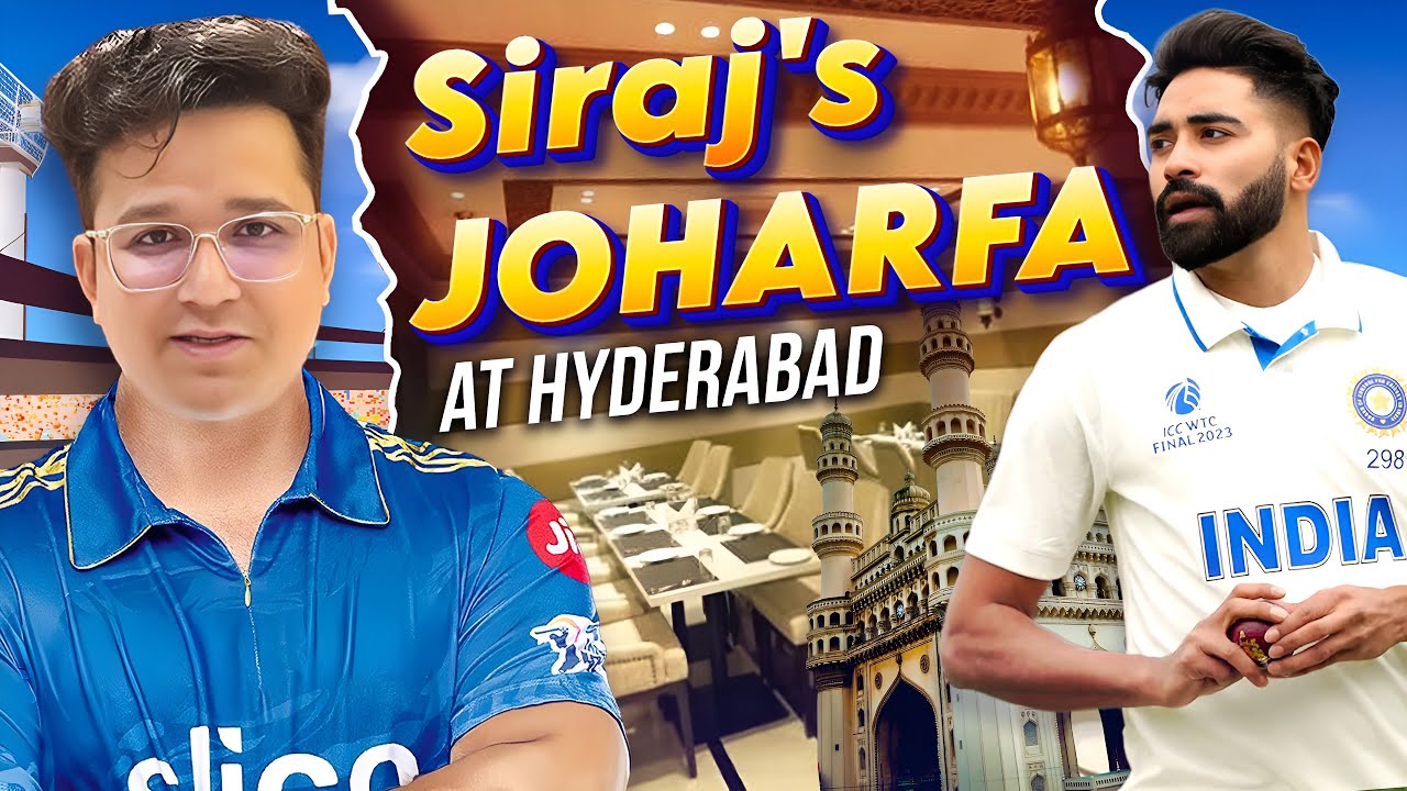 Indian Bowler Mohammed Siraaj's Fine Dining Restaurant in Hyderabad | Explore with Bhukka NAWAB