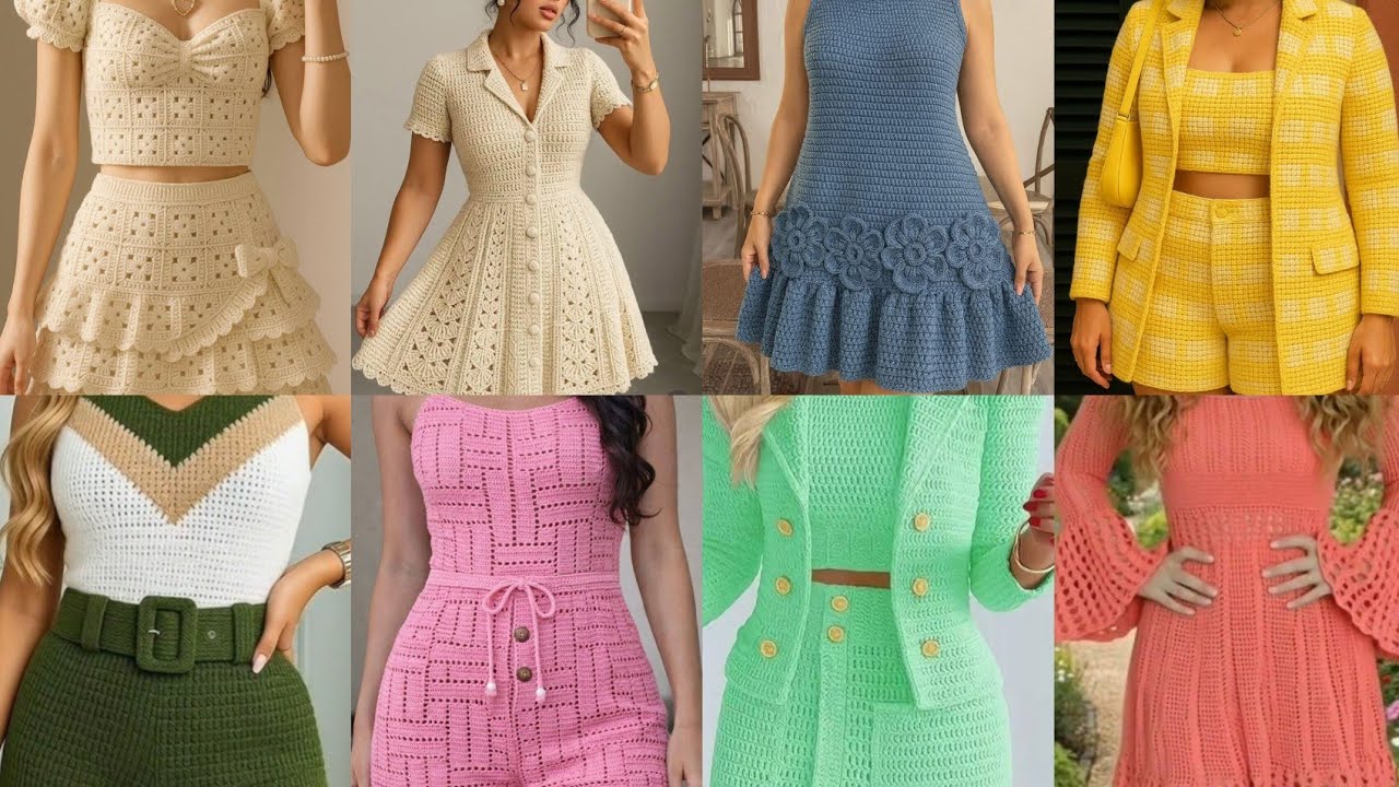 ELEGANT CROCHET DRESSES FOR GIRLS AND LADIES YEAR 2026