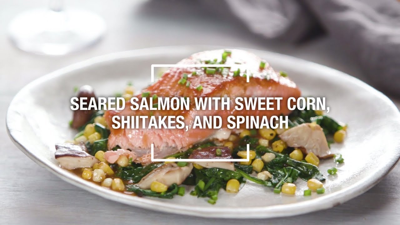 Seared Salmon with Summer Vegetables | 40 Best-Ever Recipes | Food & Wine