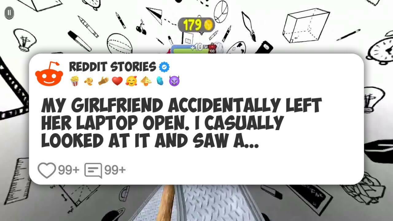 My girlfriend accidentally left her laptop open. I casually looked at it and saw a #reddit 