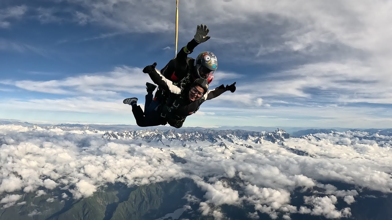 Pooja x Skydive (Short Video) - Frank Joseph Glacier, New Zealand