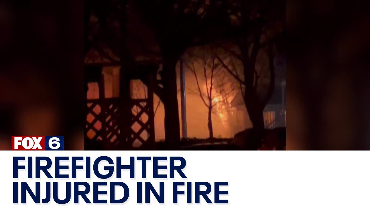 Firefighter injured in fatal fire | FOX6 News Milwaukee