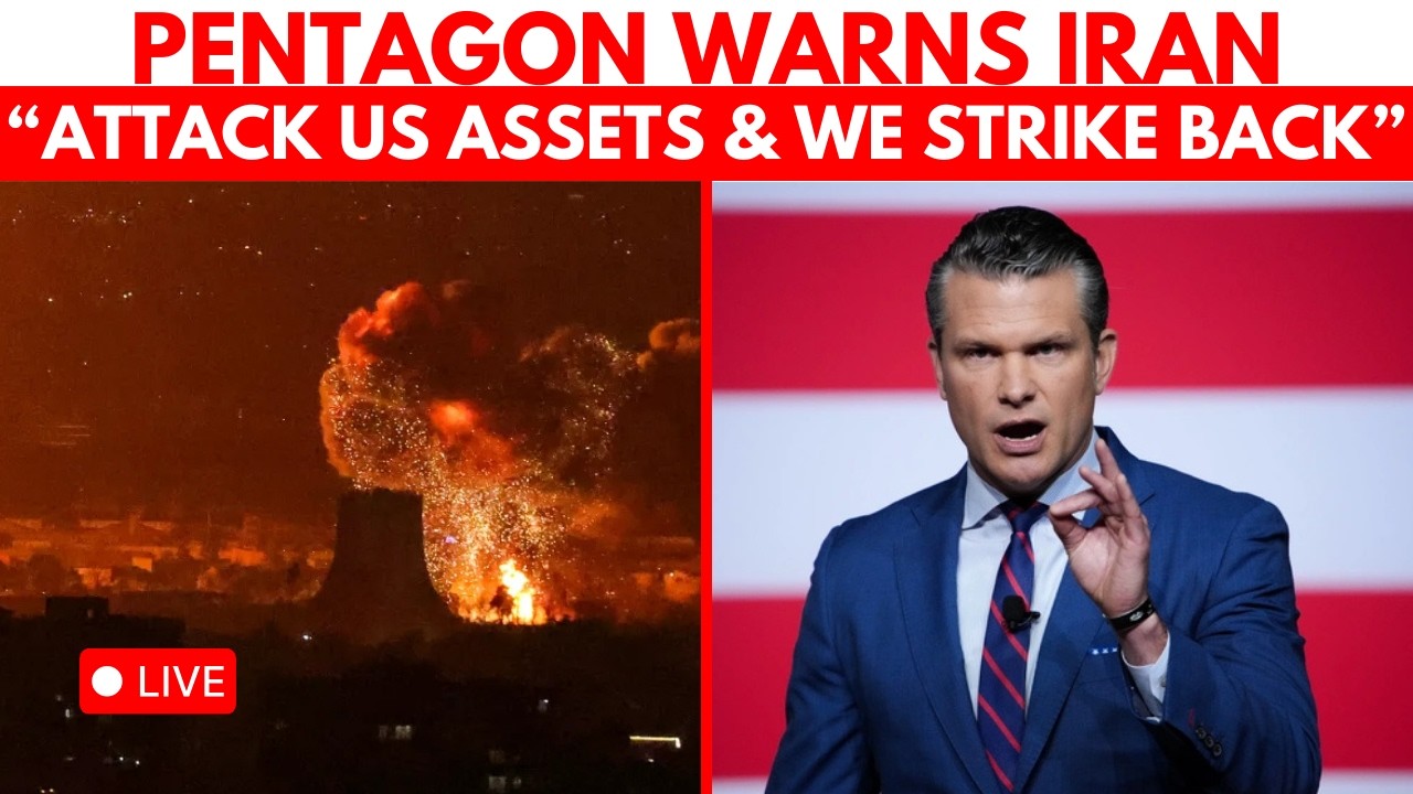 LIVE | Middle East War Escalates as Pentagon Issues Direct Warning to Tehran | Iran | US | Israel