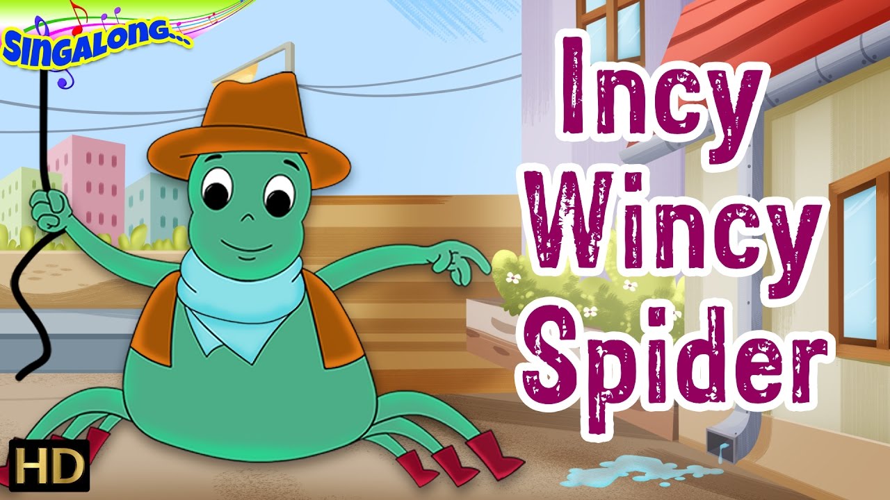 Incy Wincy Spider (HD) -  - Nursery Rhymes | Pop Rock Music Style | Popular Kids Songs