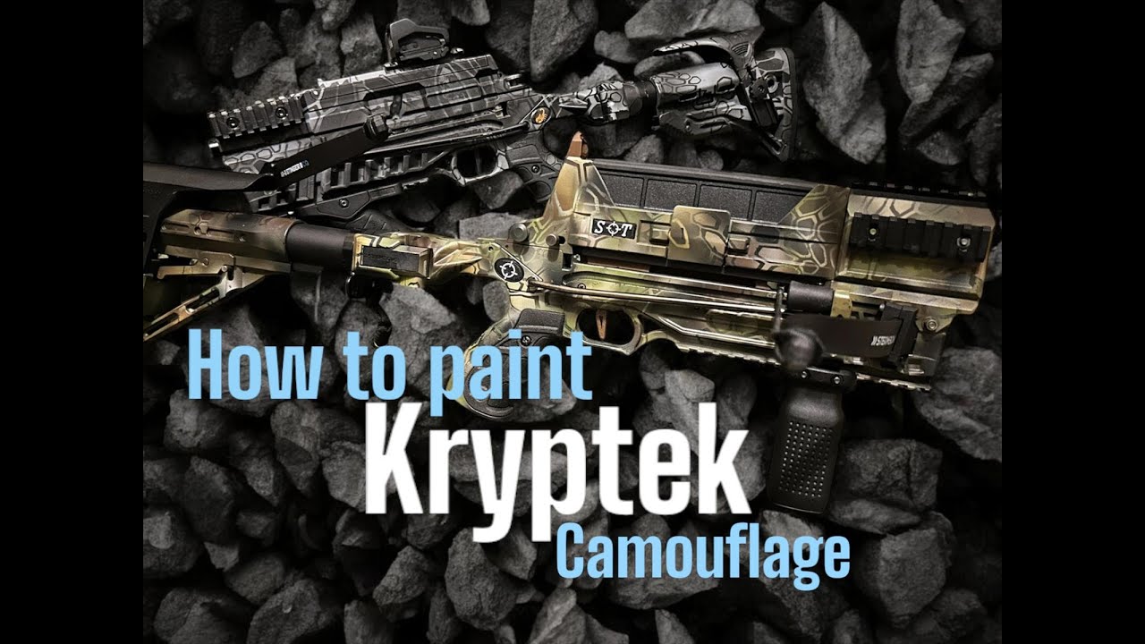 How to Paint Kryptek Camo - Paintjob Tutorial