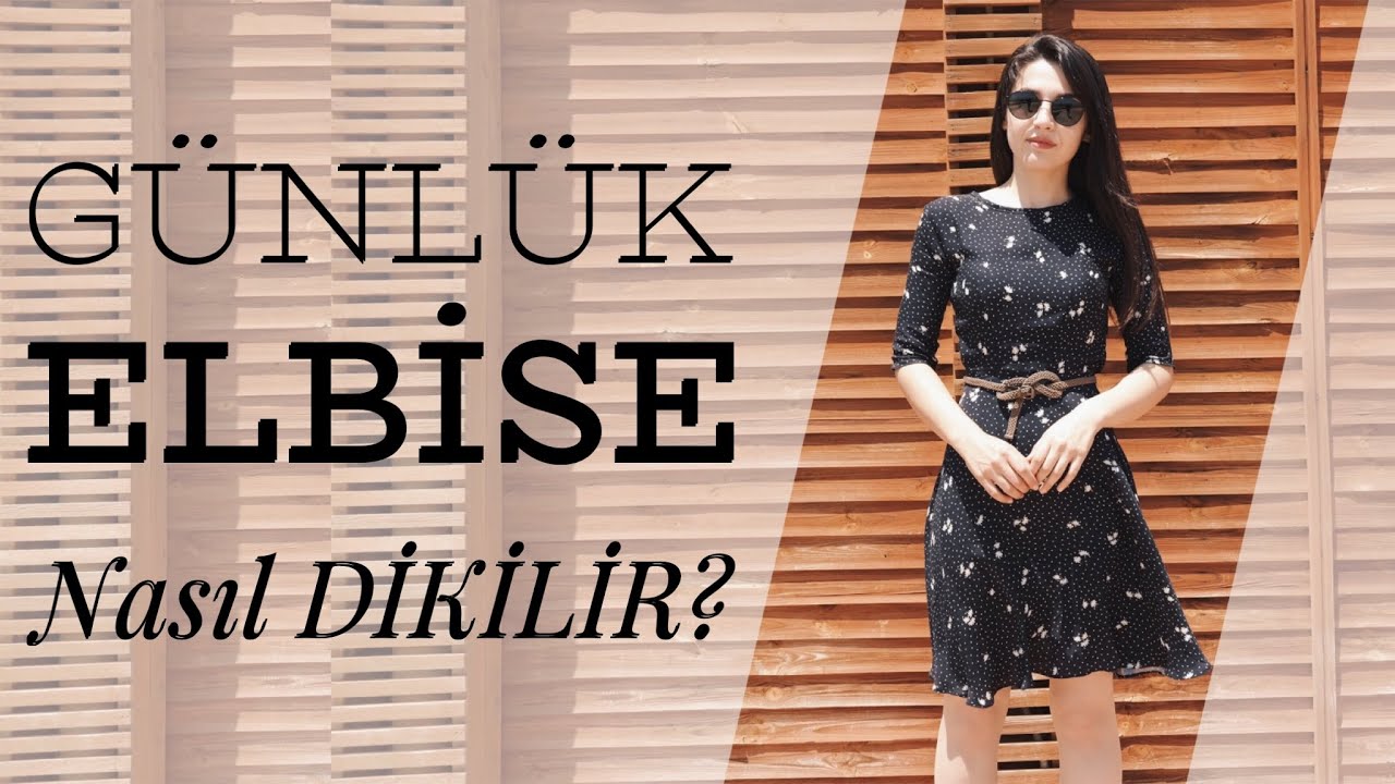 Günlük Kloş Elbise Nasıl Dikilir ? | Kalıpsız |