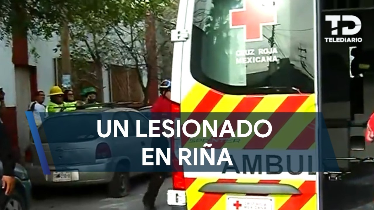 Albañiles arman riña en plena obra en construcción en el centro de Monterrey; uno termina herido