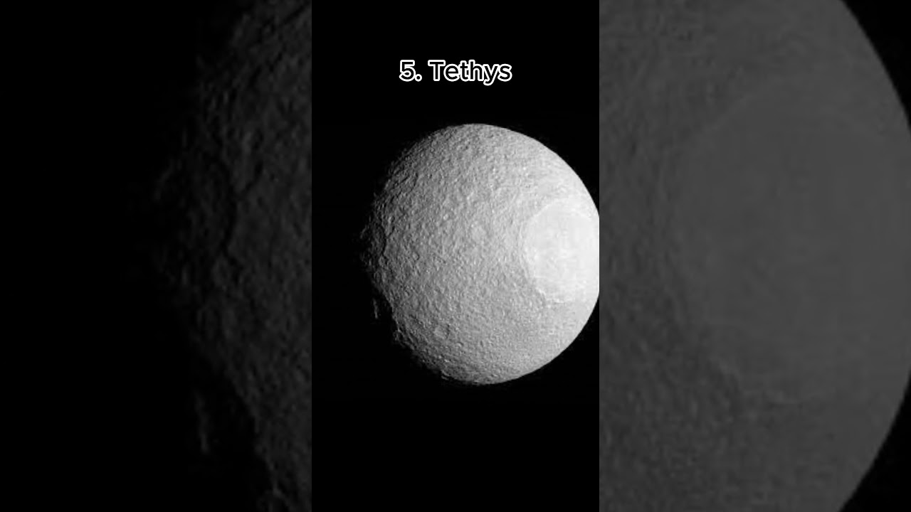 Top 10 biggest moons of Saturn #shorts