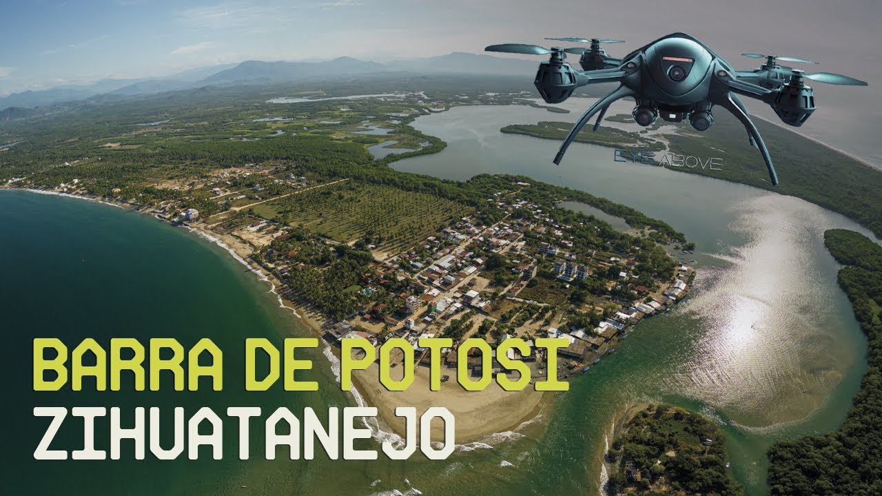 Donde el mar y la laguna se encuentran: Barra de Potosí desde el aire