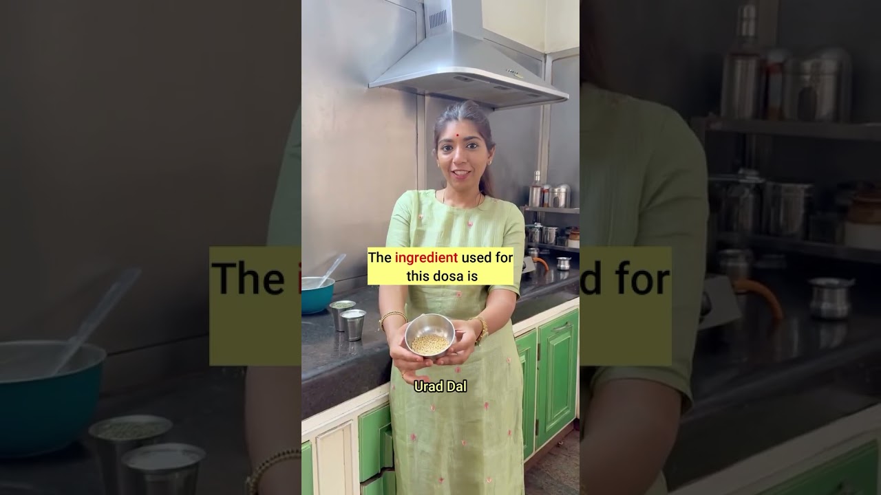 A healthy alternative for your Regular Dosa !