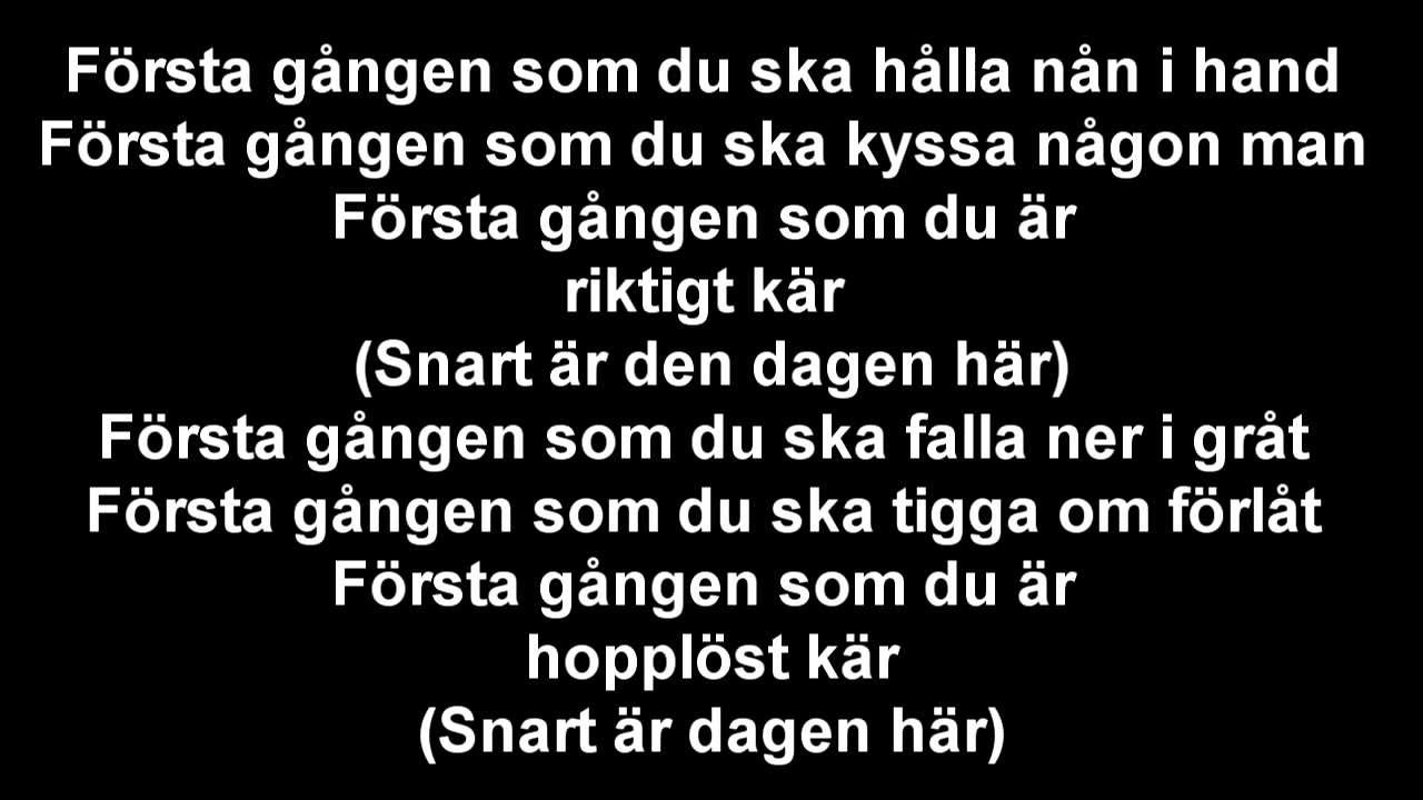Miss Li - F&ouml;rsta g&aring;ngen (Lyrics)