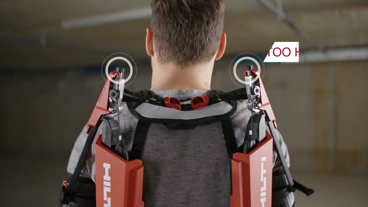 Hilti EXO-S Exoskeleton designed for overhead work - how to adjust and fit