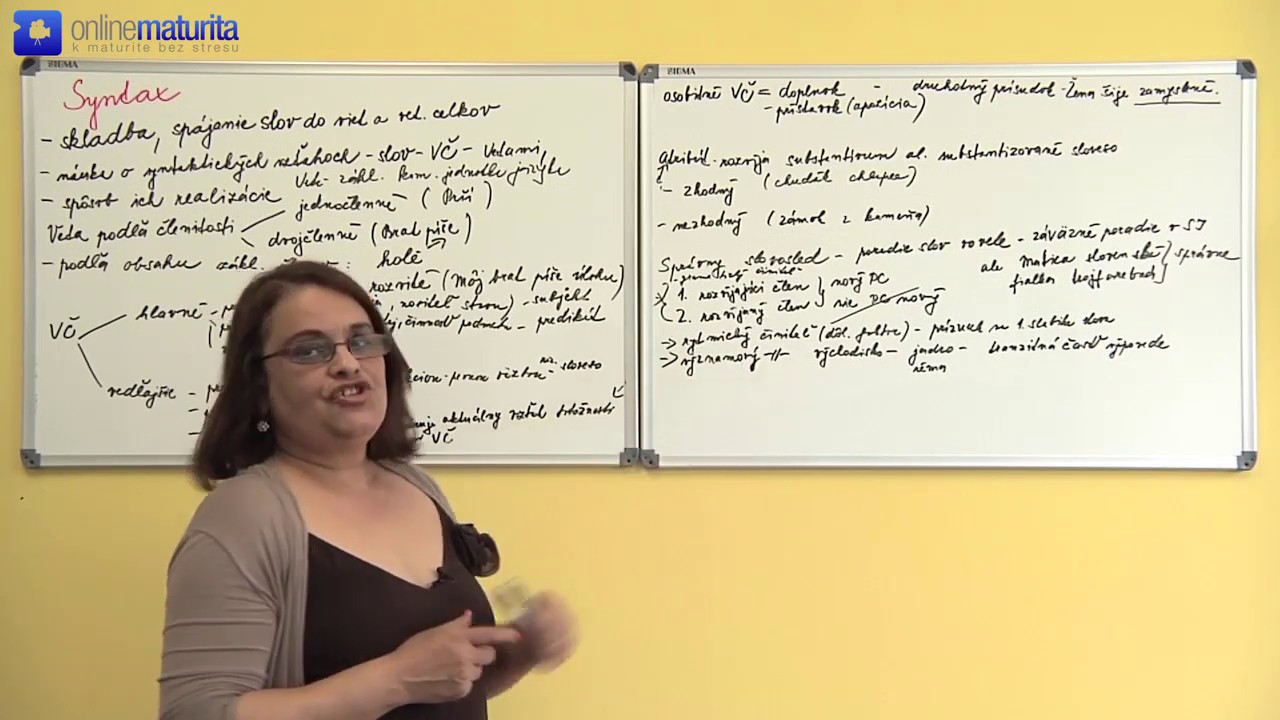 6.  Slovenský jazyk a literatúra - Syntax