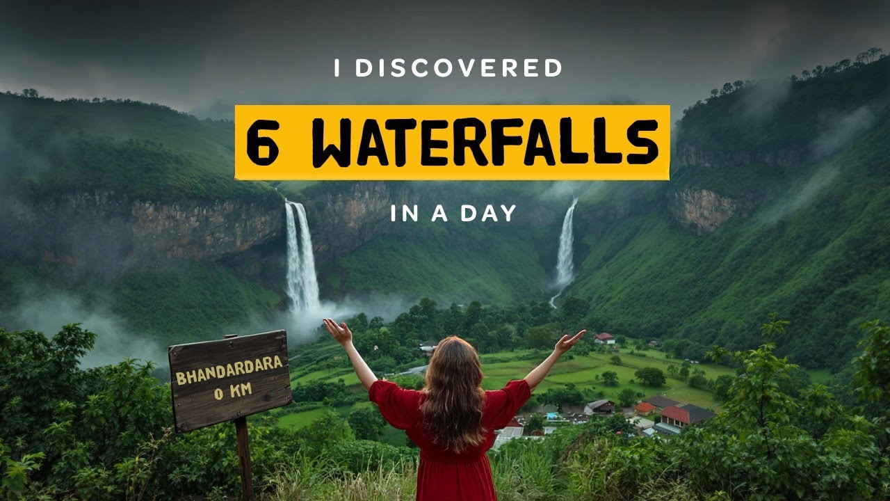 BHANDARDARA in Monsoon is MAGIC! Bhandardara Waterfall, & Village Life | Cinematic Travel Vlog
