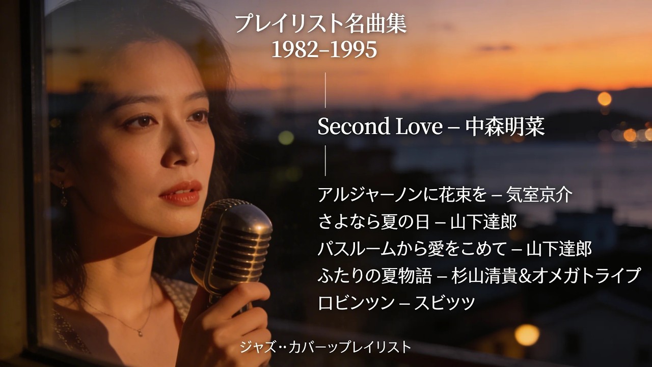 中森明菜・山下達郎・Spitz ほか｜名曲で聴く最高のジャズカバー集（夏と別れの余韻）
