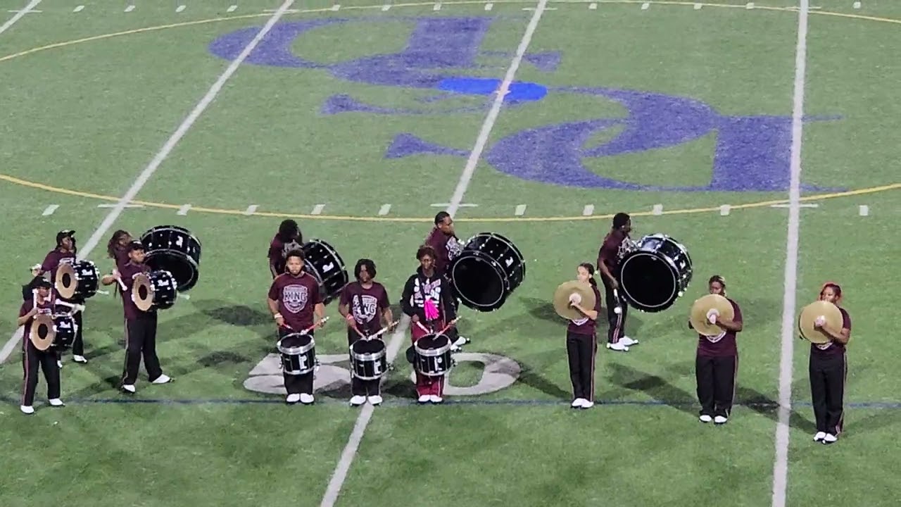 MLK (X-FACTOR) DRUMLINE/2025 MLK BATTLE OF BANDS @ Hallford Stadium / Marching Band 