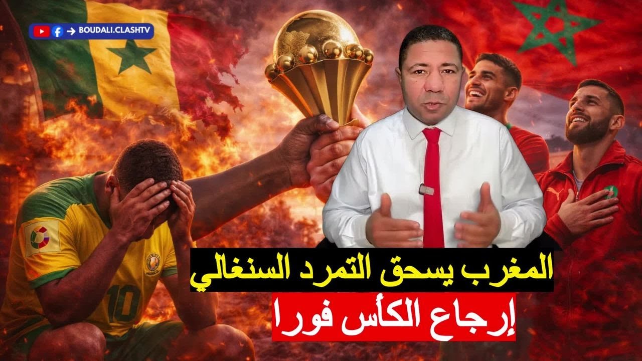 عاجل.. المغرب يسحق التمرد السنغالي! إرجاع الكأس فورا للمغرب