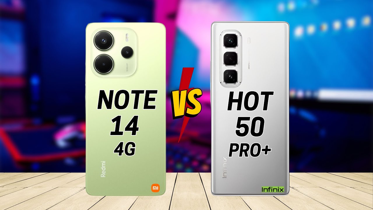 Redmi Note 14 4G vs Infinix Hot 50 Pro Plus