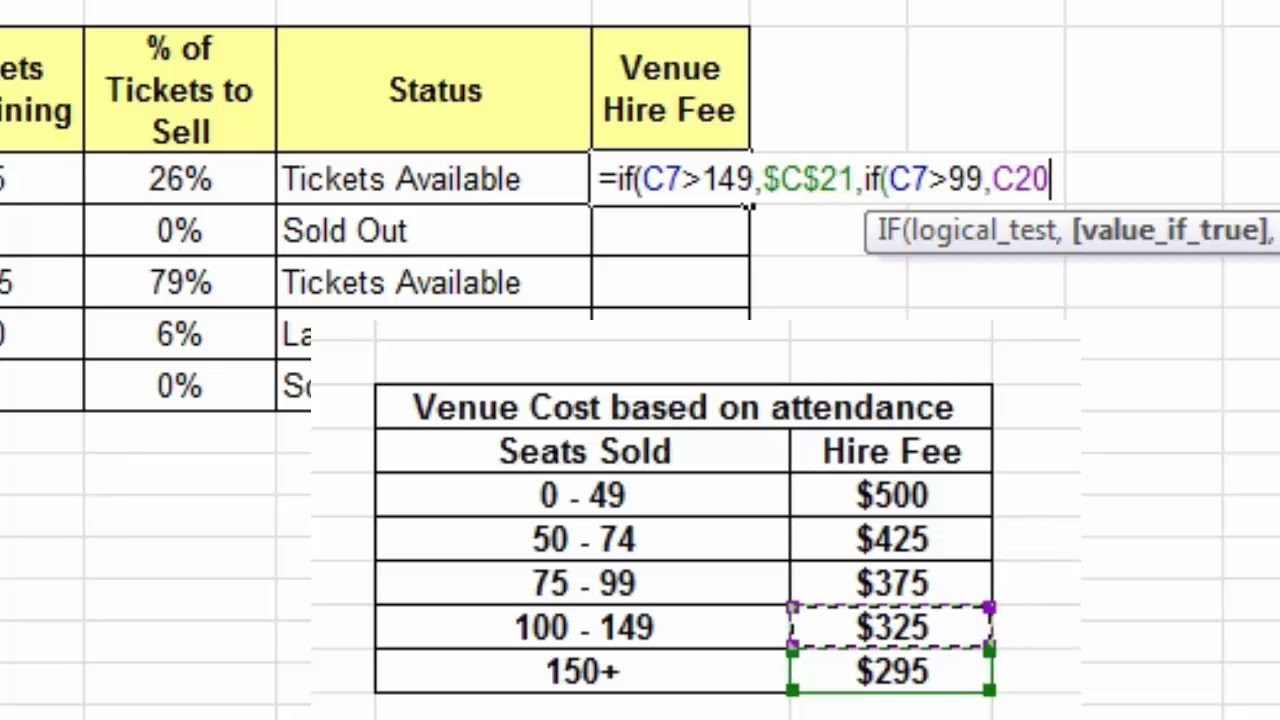 Учебник Excel 2010 для начинающих №25 — Вложенная функция ЕСЛИ