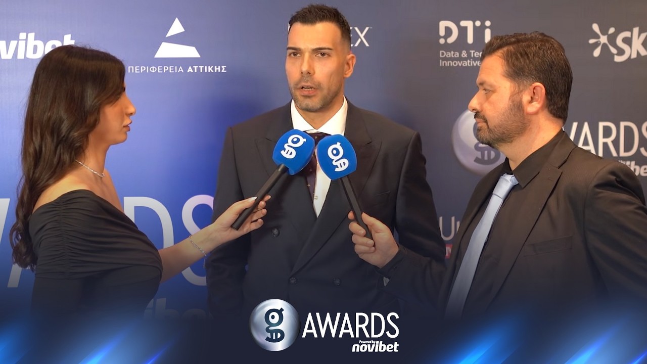 Σλούκας στα Gazzetta Awards 2025 by Novibet για Εθνική: «Πιθανό να έχει αδειάσει το ντεπόζιτό μου»