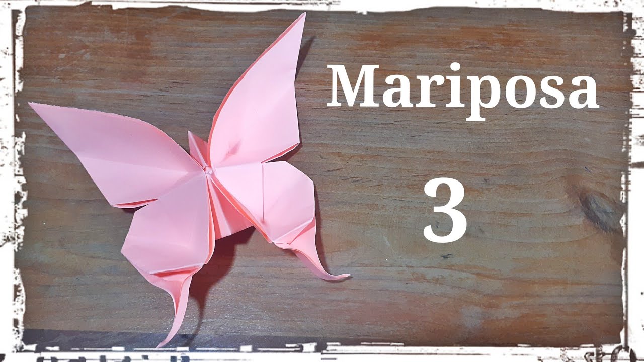 Mariposa de Papel 3 - Origami
