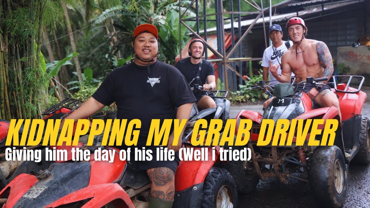 Taking my grab driver out for the day