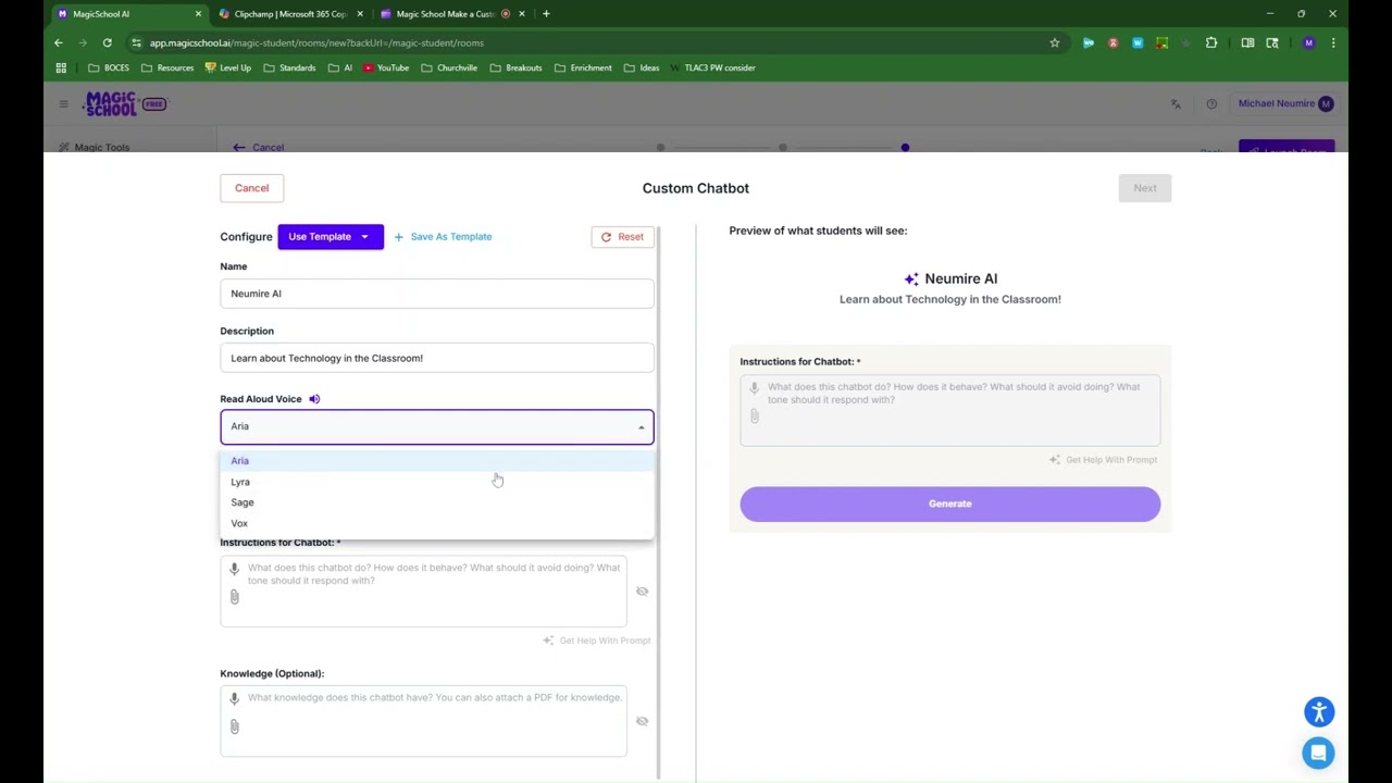 Magic School: Make a Custom Chatbot