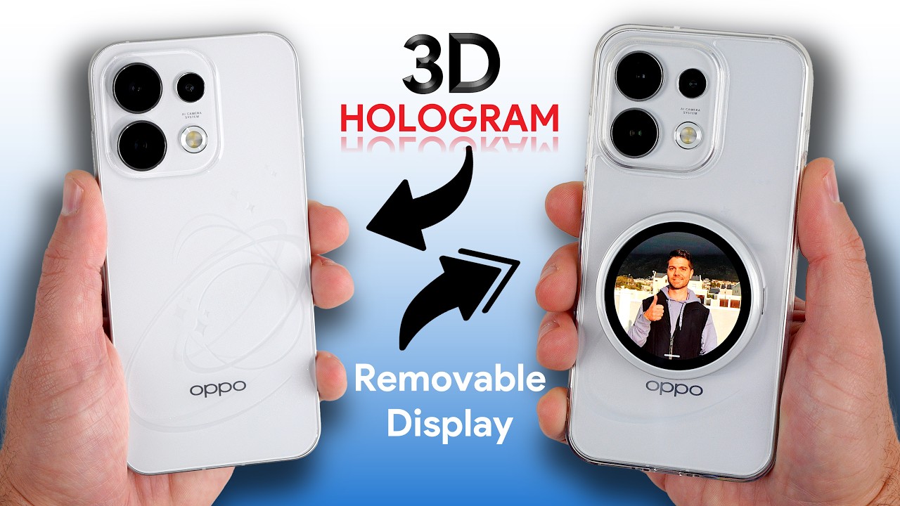 Обзор OPPO Reno 16 Pro: у этого телефона 3D-голограмма и съемный задний экран!