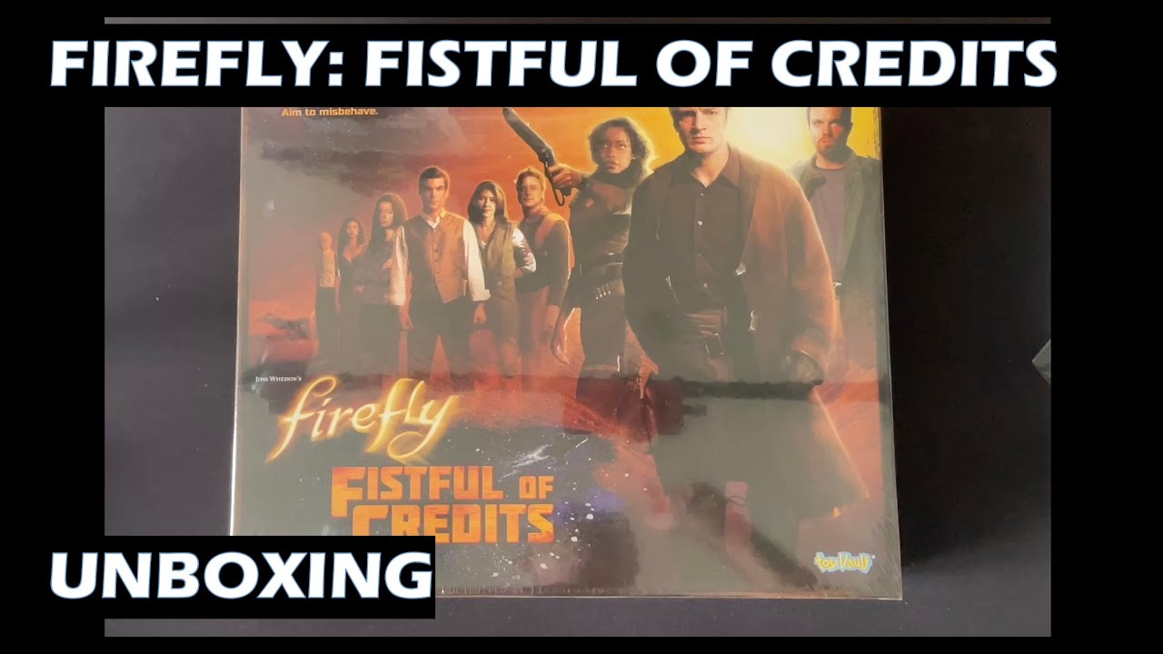 Распаковка настольной игры Firefly Fistful of Credits
