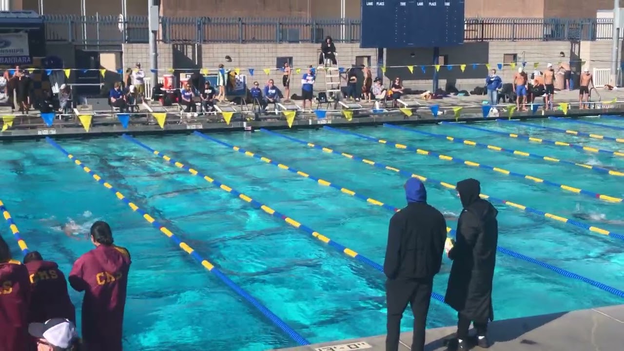 Kyle swims 400IM  2025 UCSB Invite